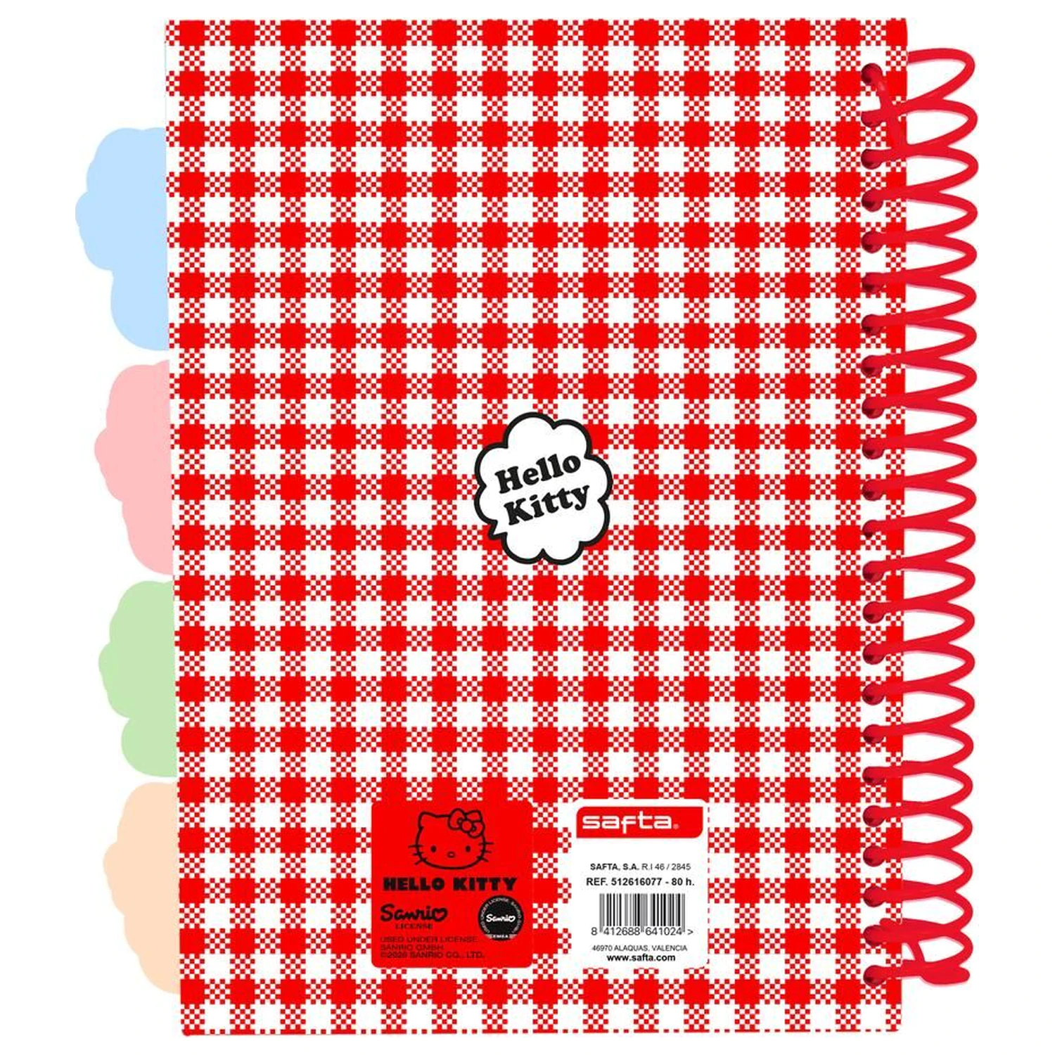 Hello Kitty A5 jegyzetfüzet termékfotó