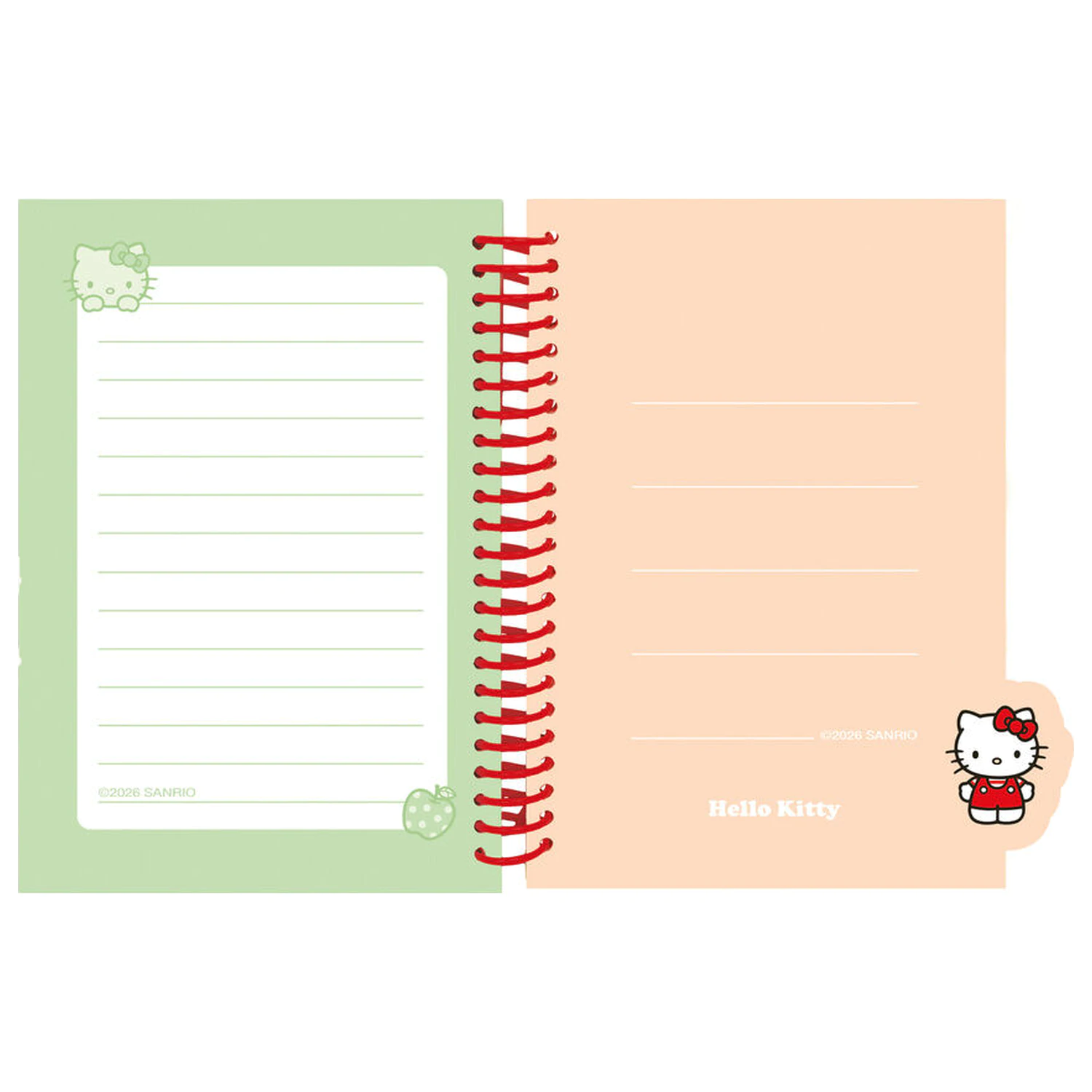 Hello Kitty A5 jegyzetfüzet termékfotó