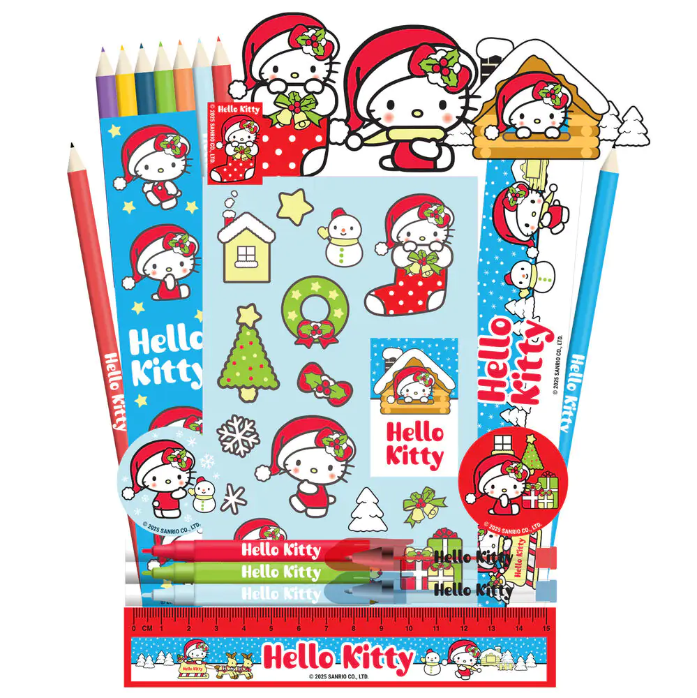 Hello Kitty adventi kalendárium termékfotó