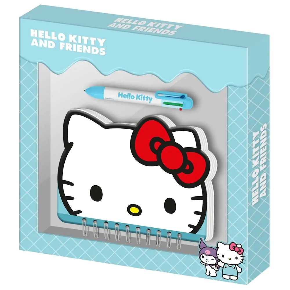 Hello Kitty and Friends keményfedeles füzet és toll csomag termékfotó