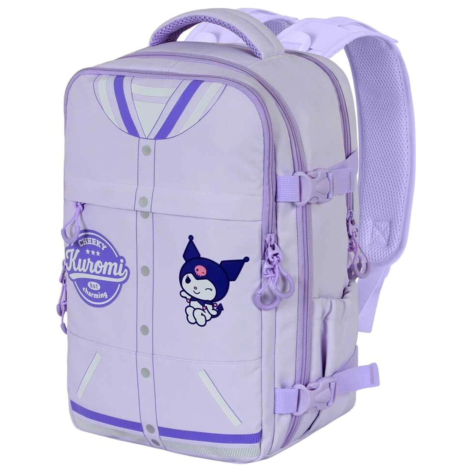 Hello Kitty and Friends Kuromi Varsity táska hátizsák 40cm termékfotó