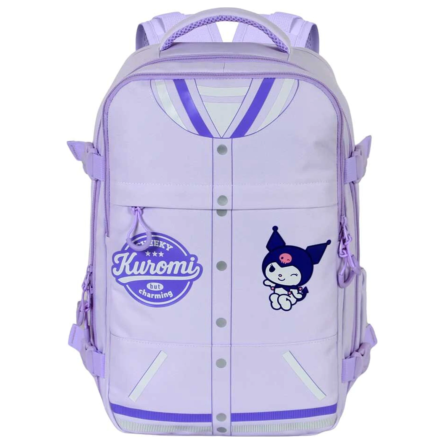 Hello Kitty and Friends Kuromi Varsity táska hátizsák 40cm termékfotó
