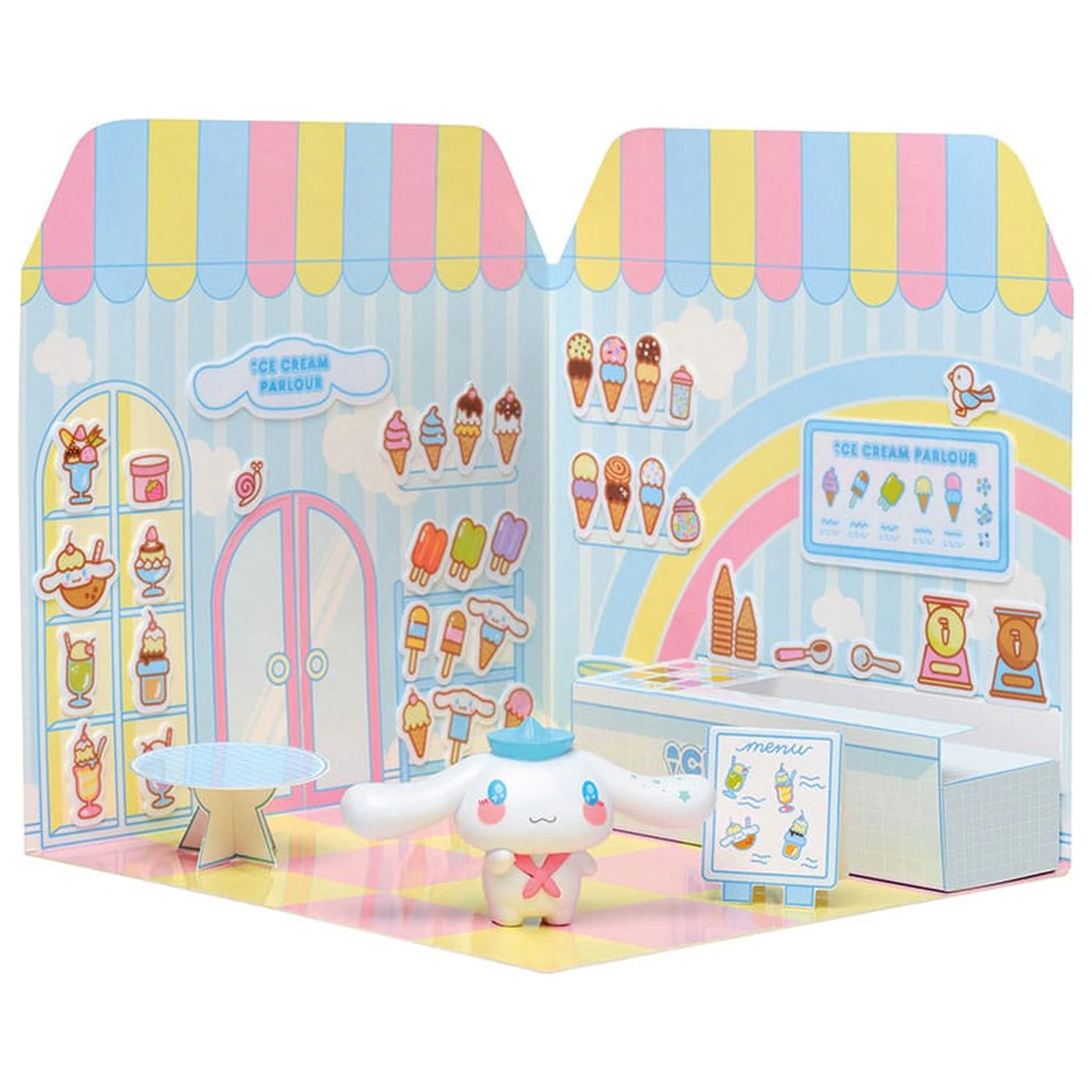 Hello Kitty and Friends Mini figura House Cinnamoroll Ice Cream Parlour termékfotó