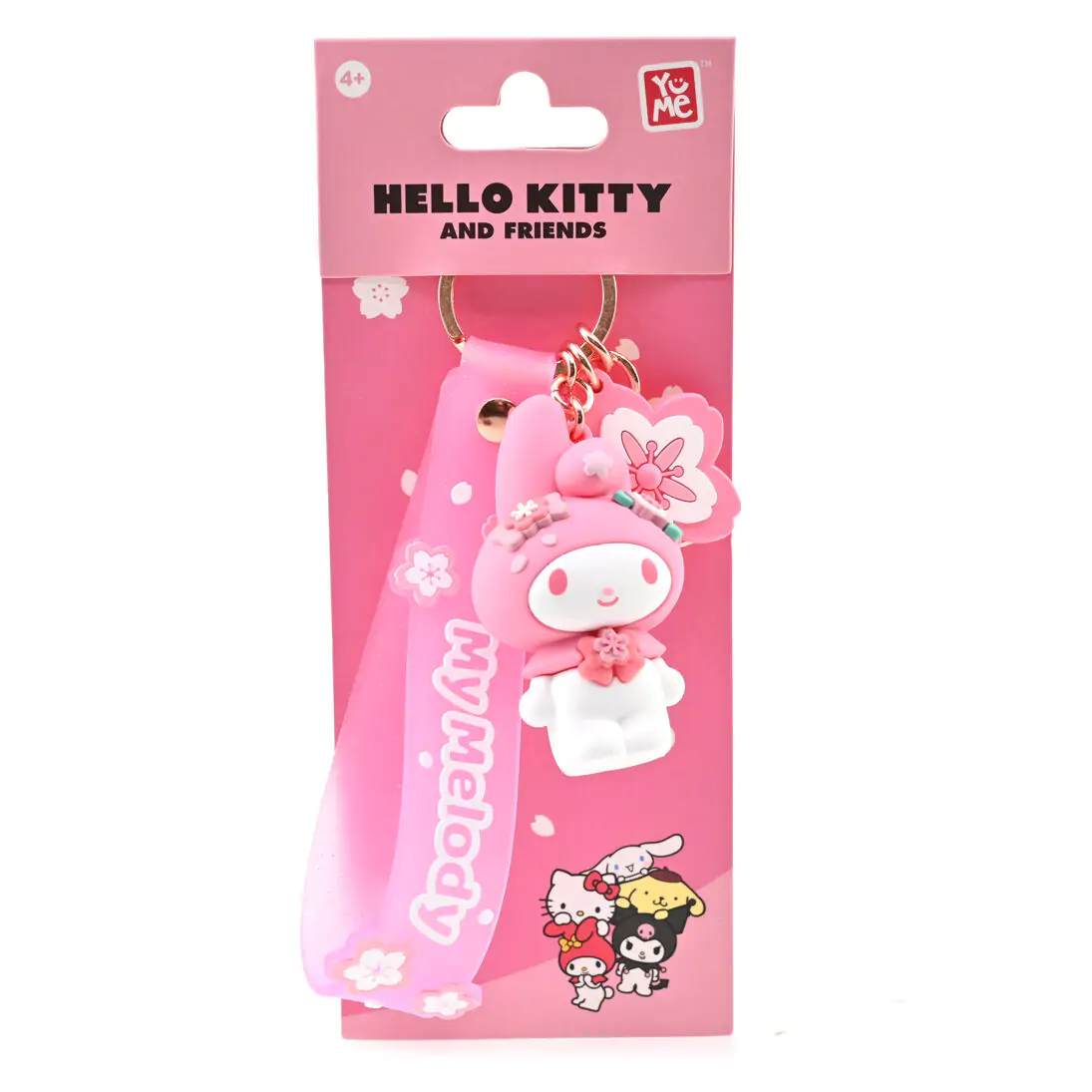 Hello Kitty and Friends Sanrio Sakura My Melody kulcstartó termékfotó