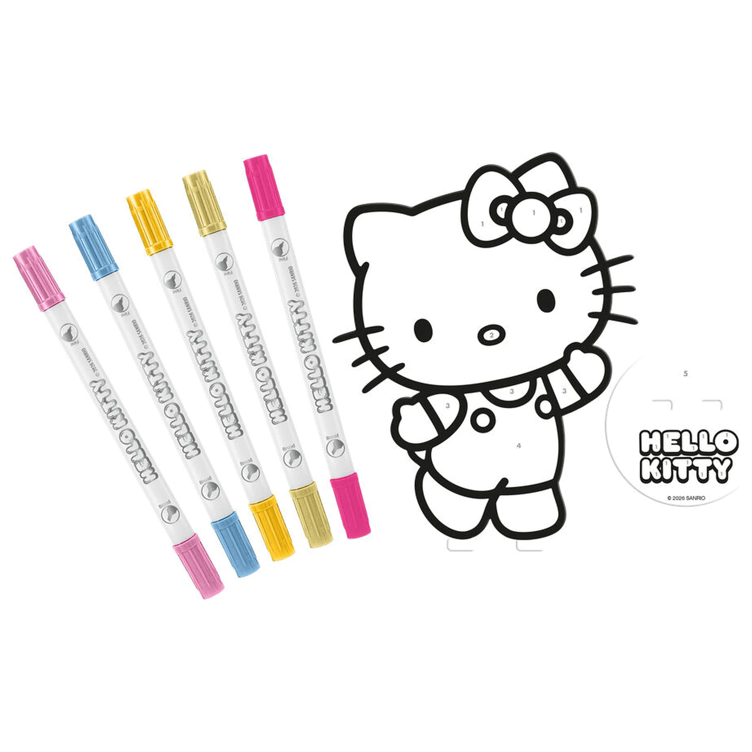 Hello Kitty and Friends színező csomag termékfotó