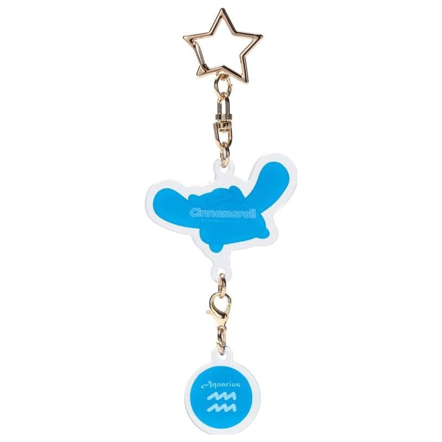 Hello Kitty Cinnamoroll Aquarius Astrological Symbol kulcstartó termékfotó