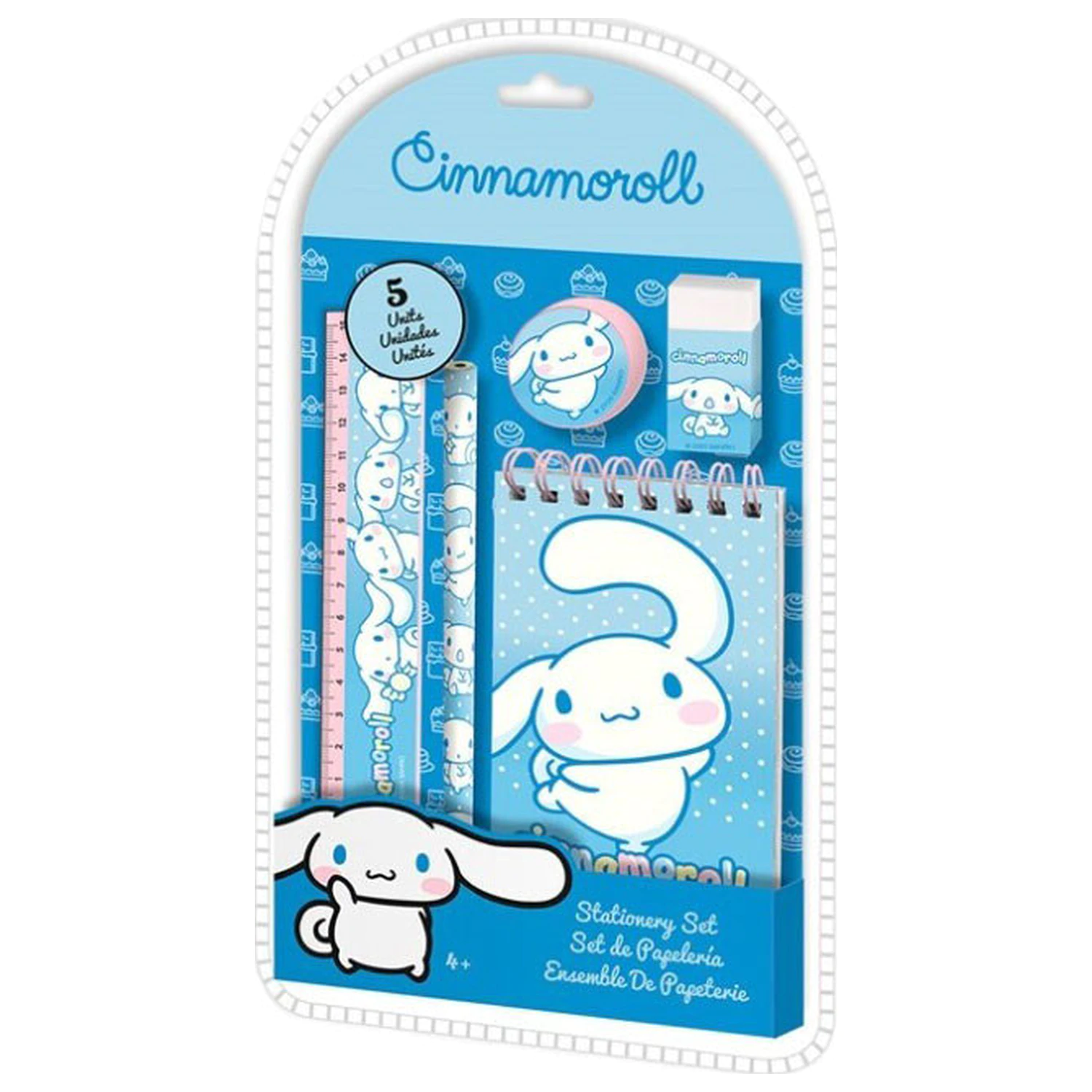 Hello Kitty Cinnamoroll írószer szett 5 db-os termékfotó