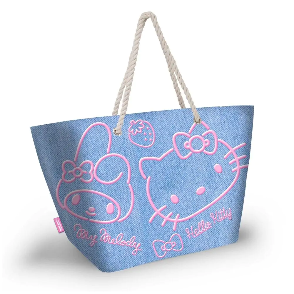 Hello Kitty Denim strandtáska termékfotó