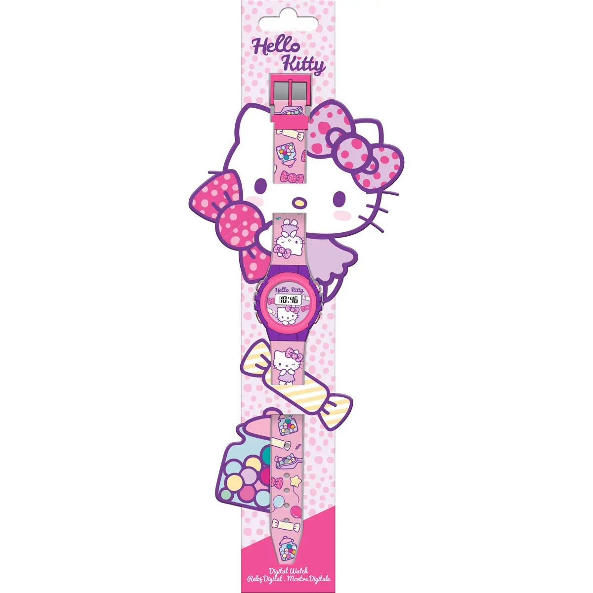Hello Kitty digitális óra termékfotó