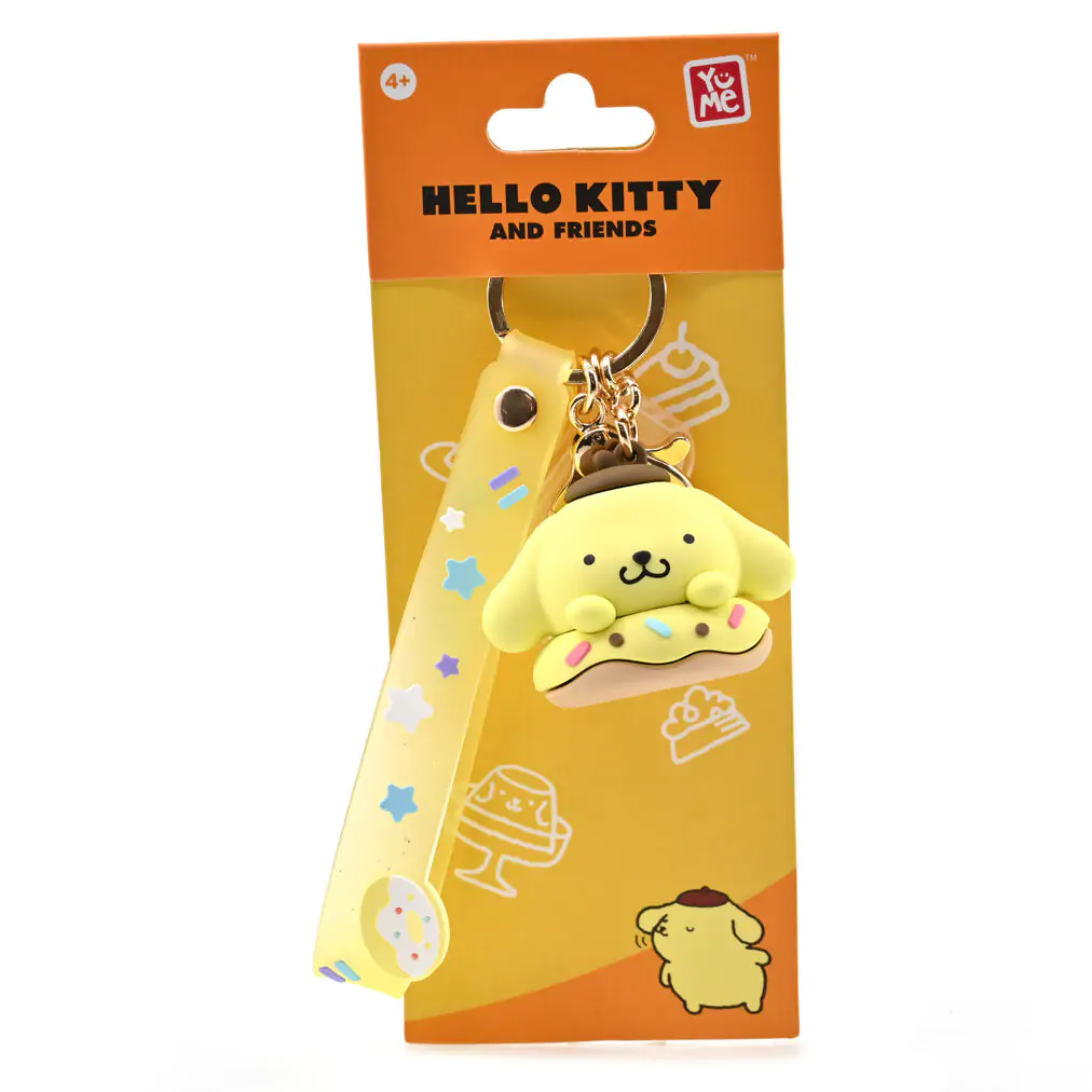 Hello Kitty Donut Pompompurin keychain termékfotó