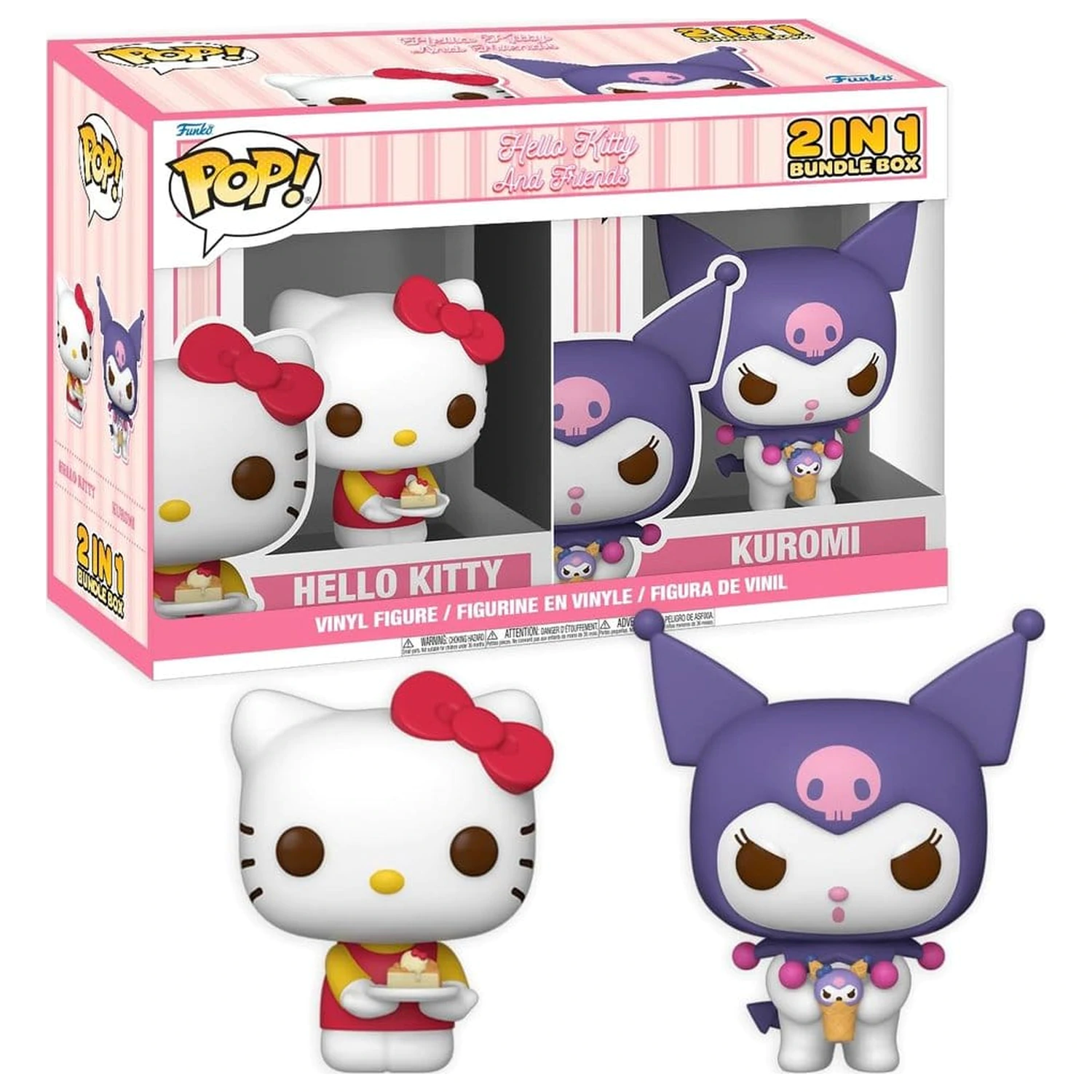 Funko Pop Hello Kitty Exclusive Box Hello Kitty & Kuromi termékfotó