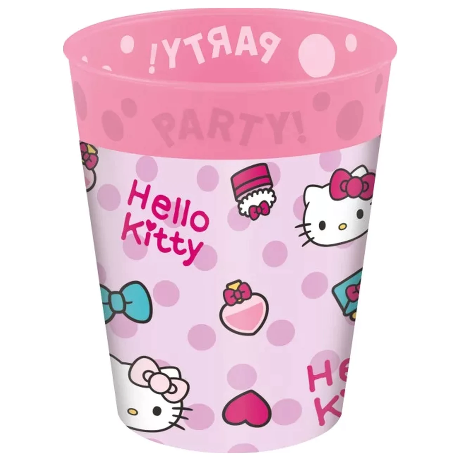 Hello Kitty Fashion micro prémium műanyag pohár szett 4 db-os 250 ml termékfotó