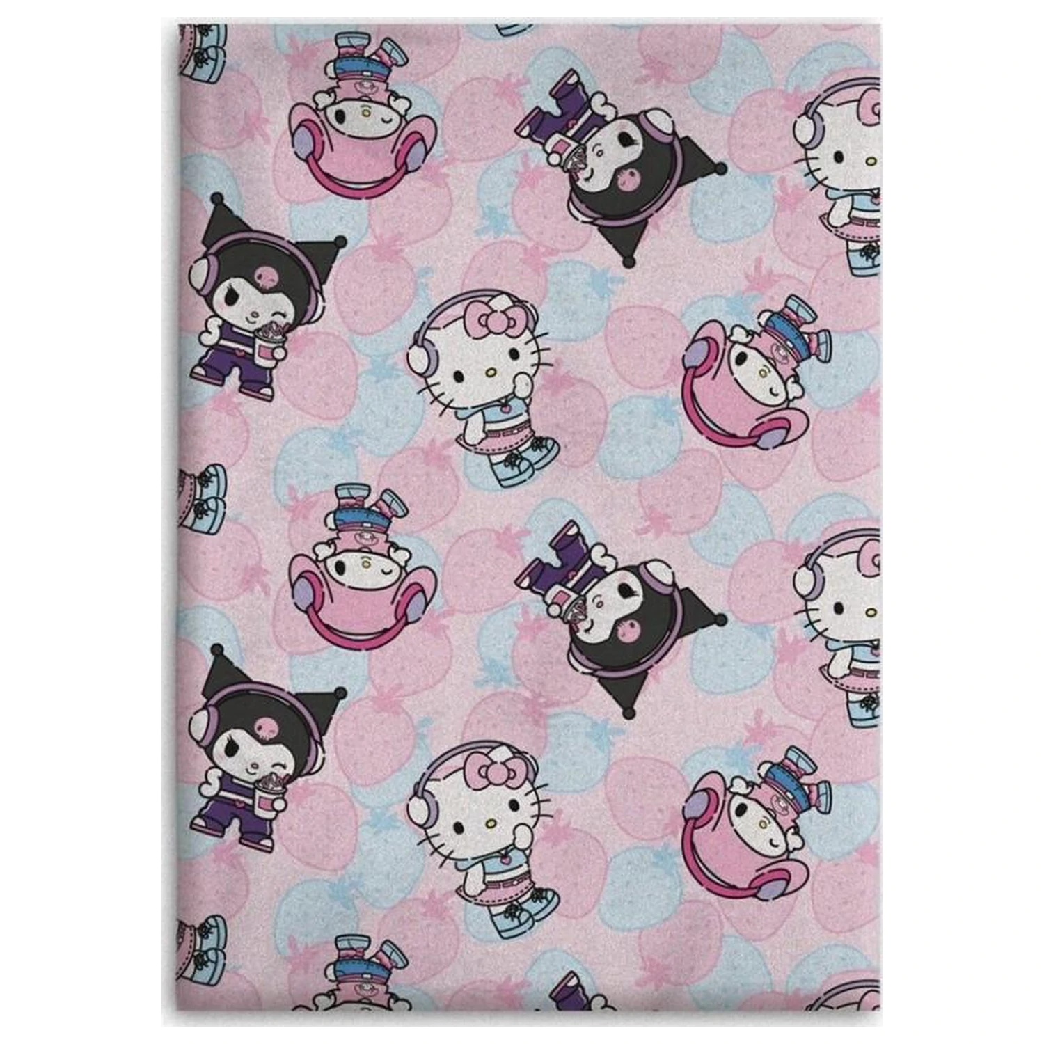 Hello Kitty Flanel takaró 110x150cm termékfotó