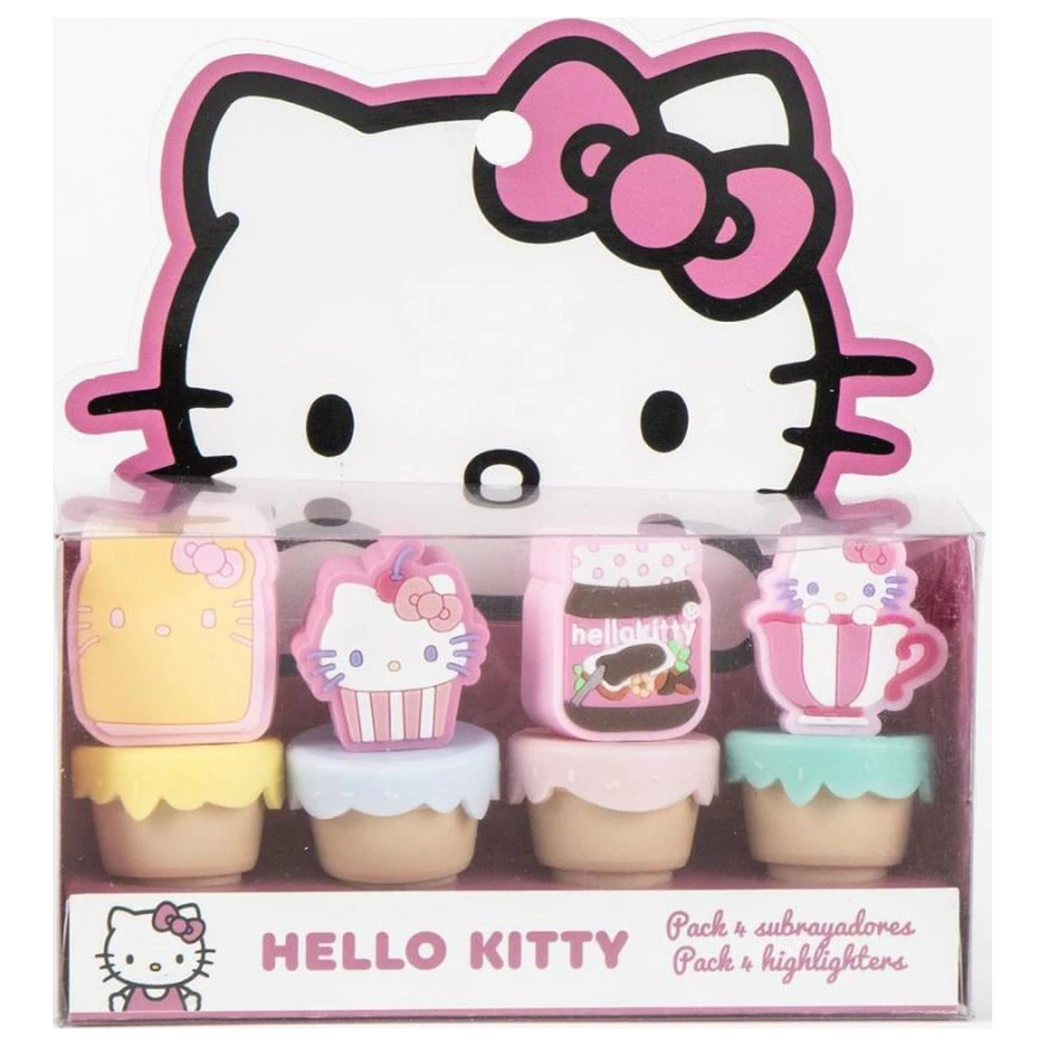 Hello Kitty "Food" 4 db-os Mini szövegkiemelő csomag termékfotó
