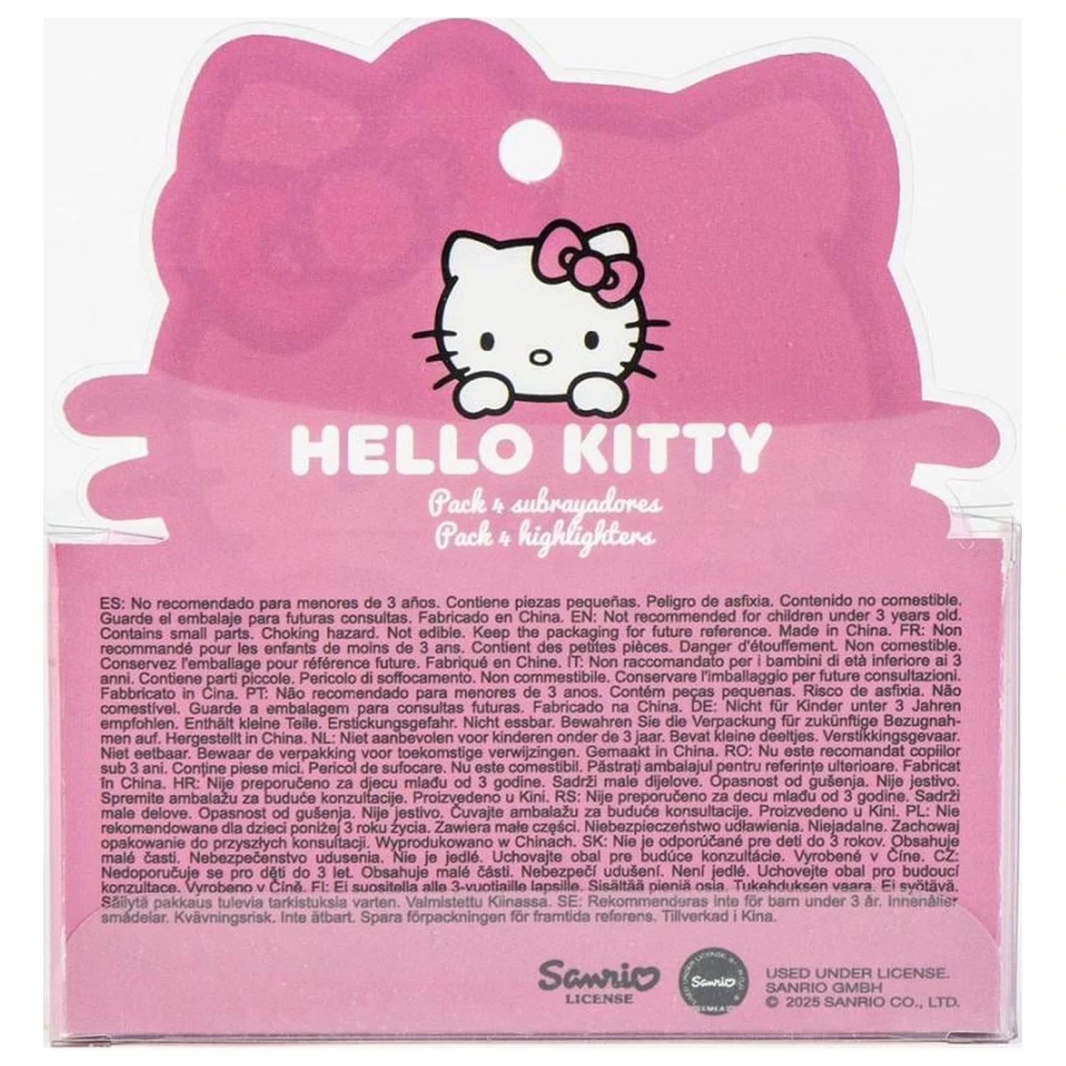 Hello Kitty "Food" 4 db-os Mini szövegkiemelő csomag termékfotó