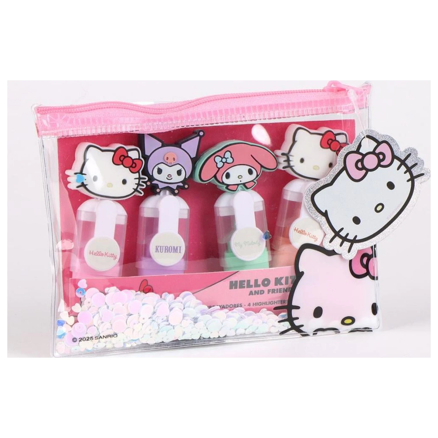 Hello Kitty & Friends Head 4 db-os Mini szövegkiemelő csomag termékfotó