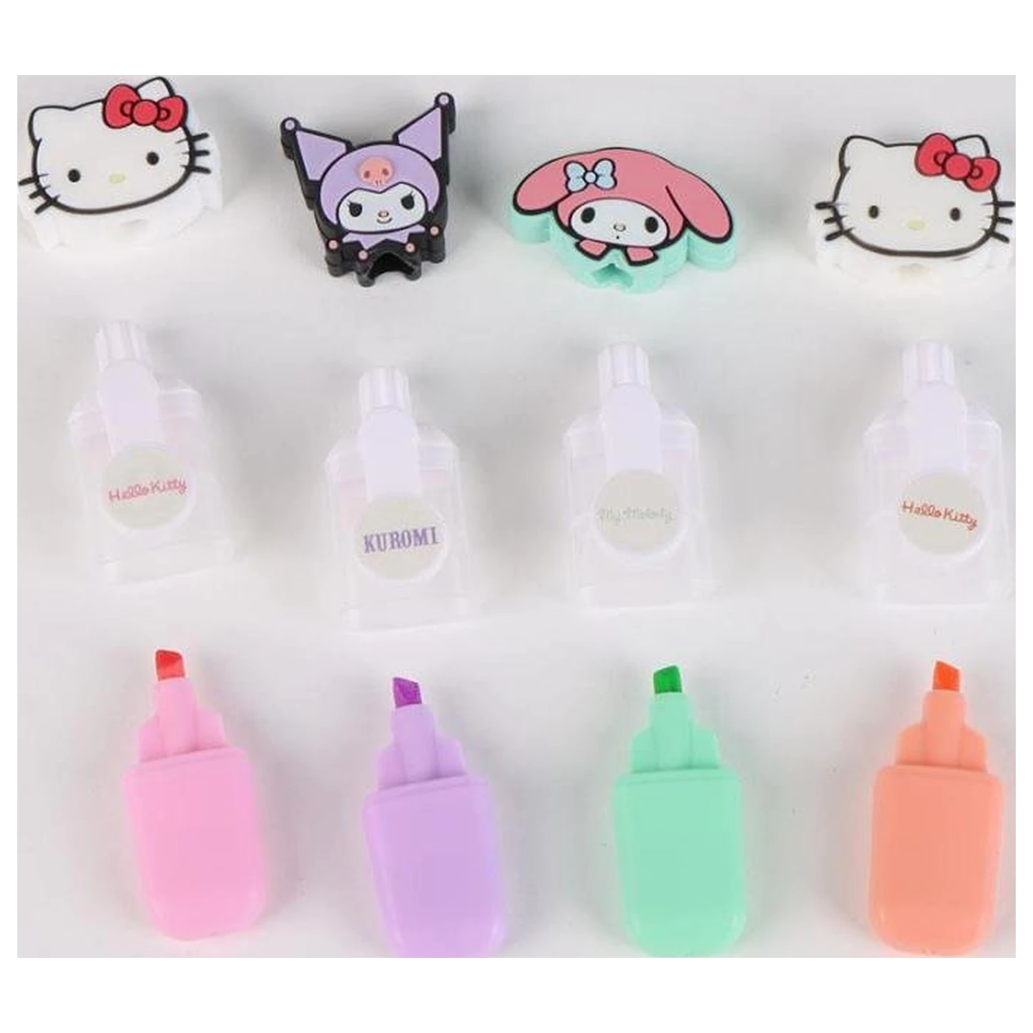 Hello Kitty & Friends Head 4 db-os Mini szövegkiemelő csomag termékfotó