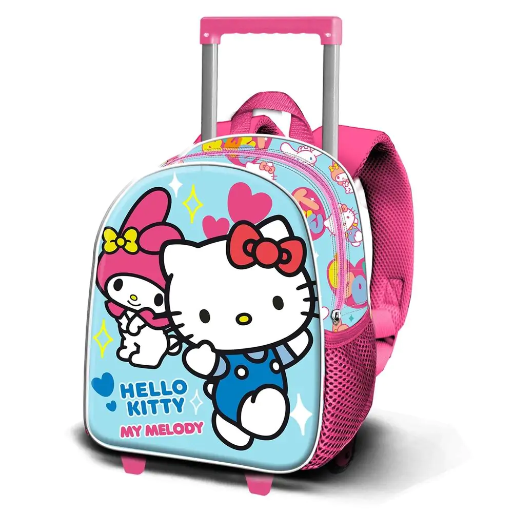 Hello Kitty Friendship 3D gurulós táska 34cm termékfotó