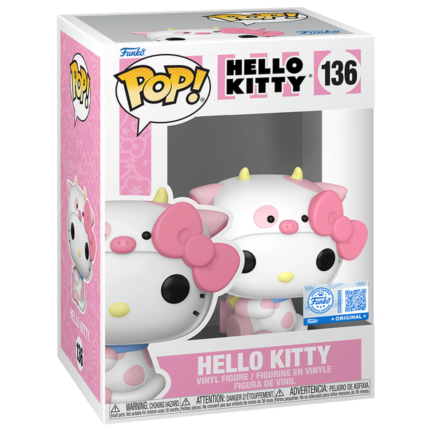 Hello Kitty Funko Pop! Sanrio Hello Kitty in Cow Cosplay termékfotó