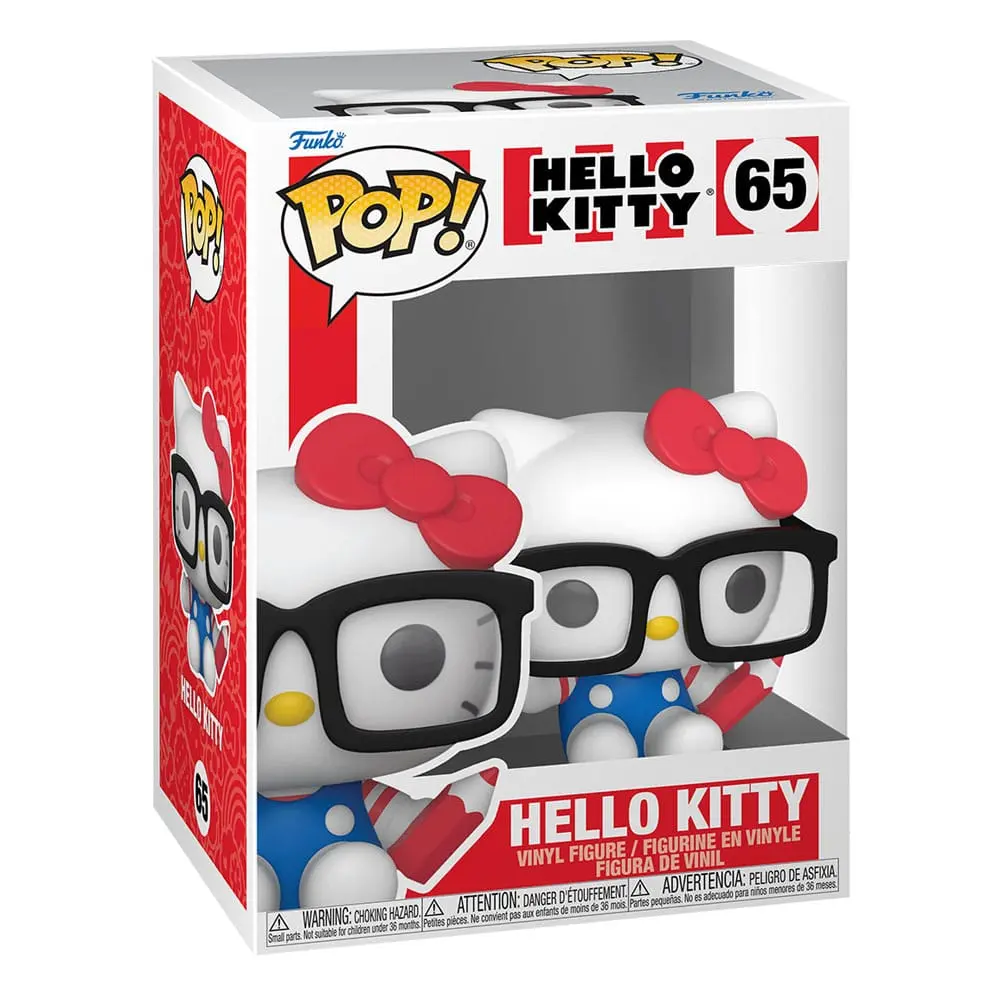 Hello Kitty Funko POP! Sanrio Vinyl figura Hello Kitty Nerd 9 cm termékfotó