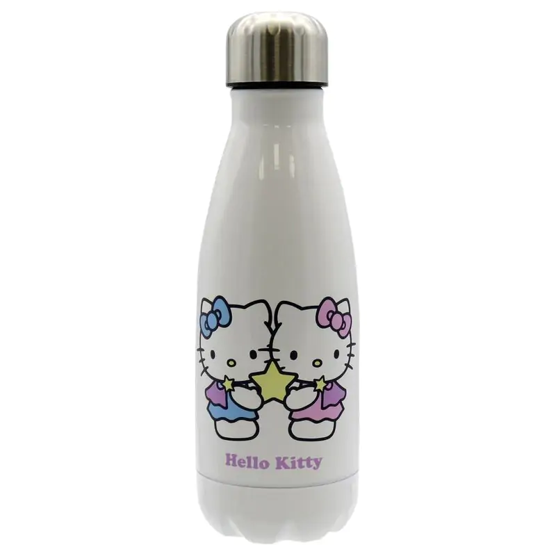 Hello Kitty Geminis rozsdamentes acél palack kulacs 550ml termékfotó