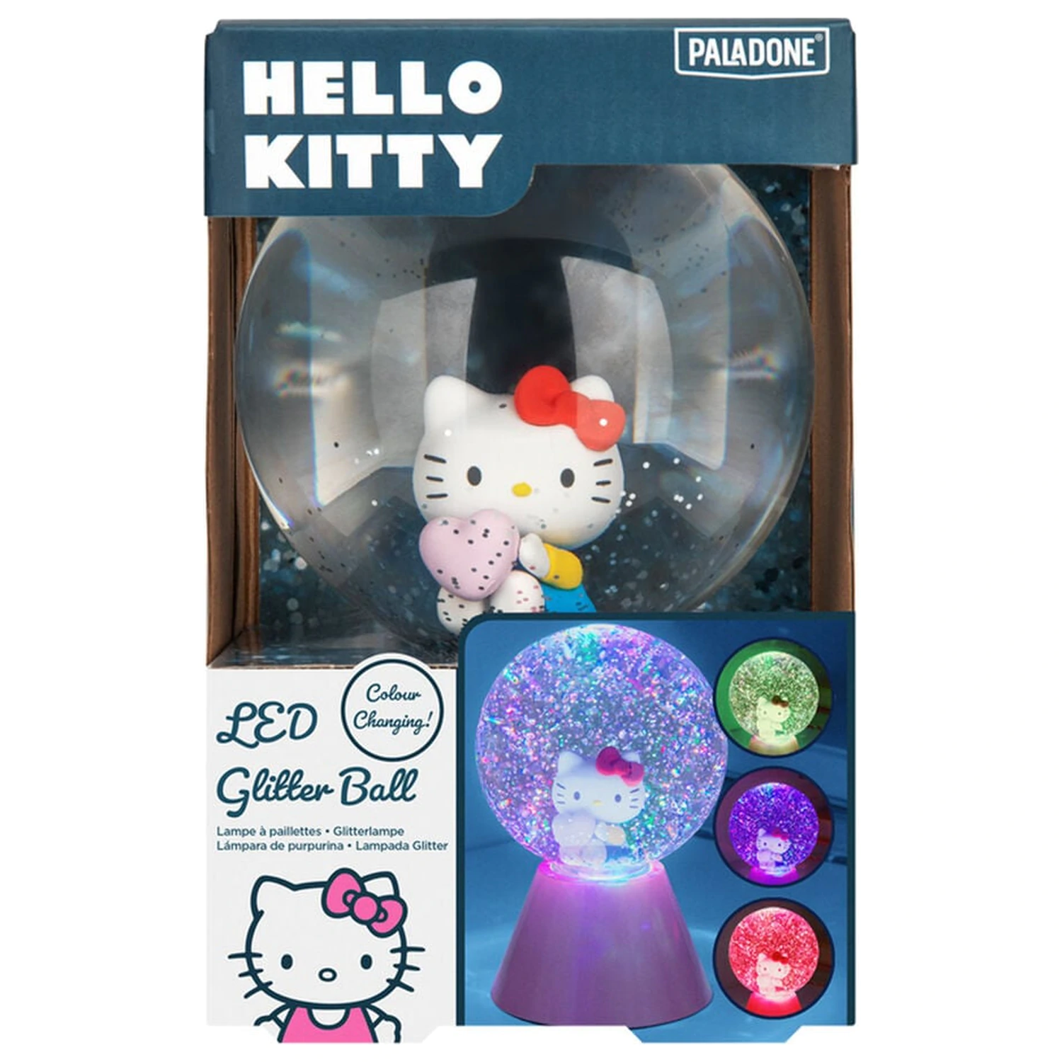 Hello Kitty Glitter LED lámpa termékfotó