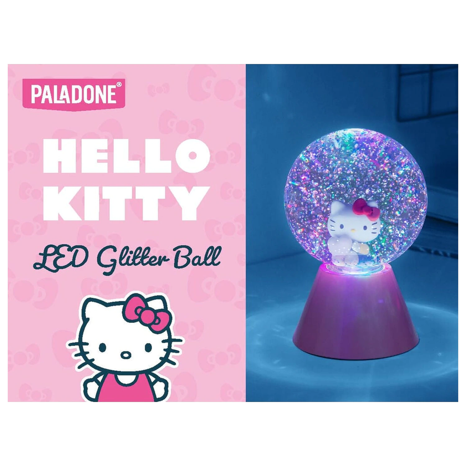 Hello Kitty Glitter LED lámpa termékfotó