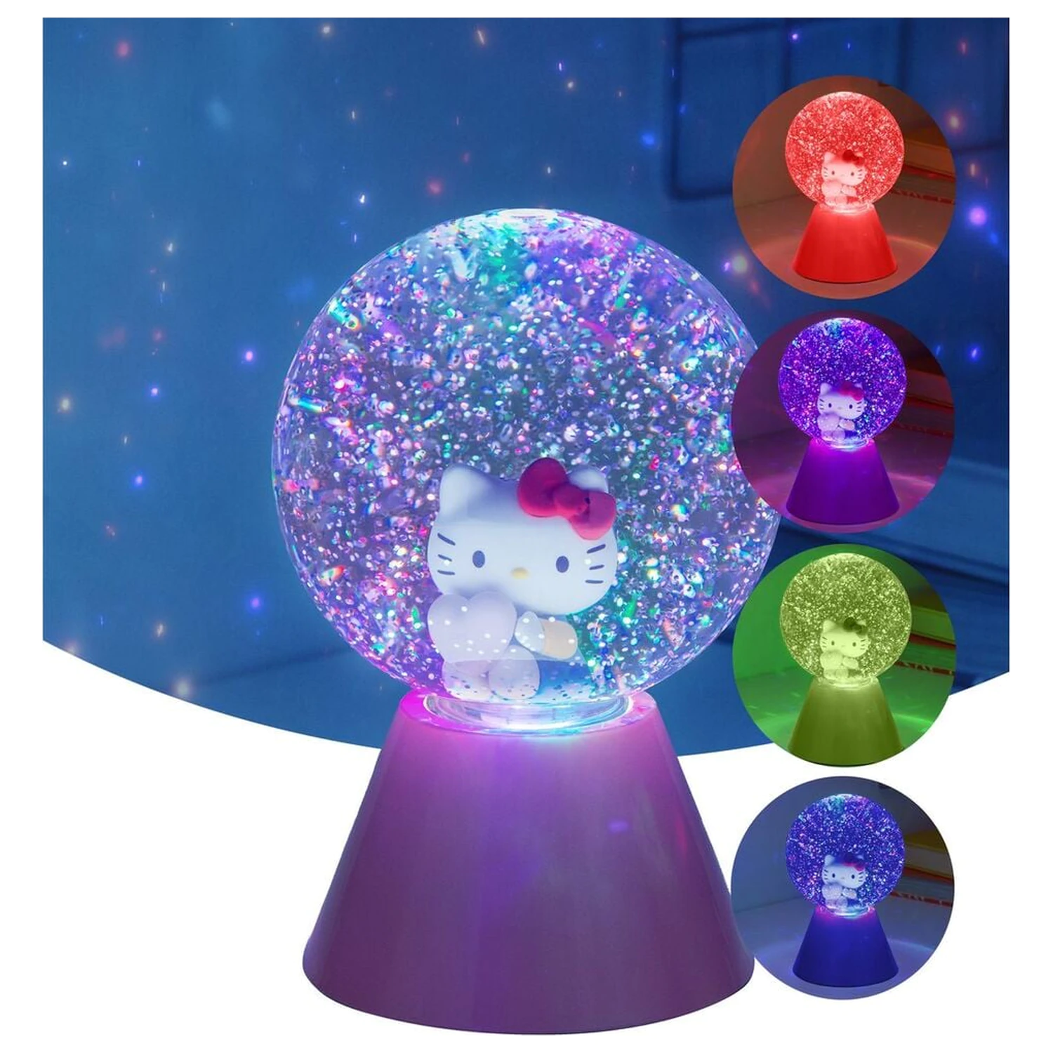Hello Kitty Glitter LED lámpa termékfotó