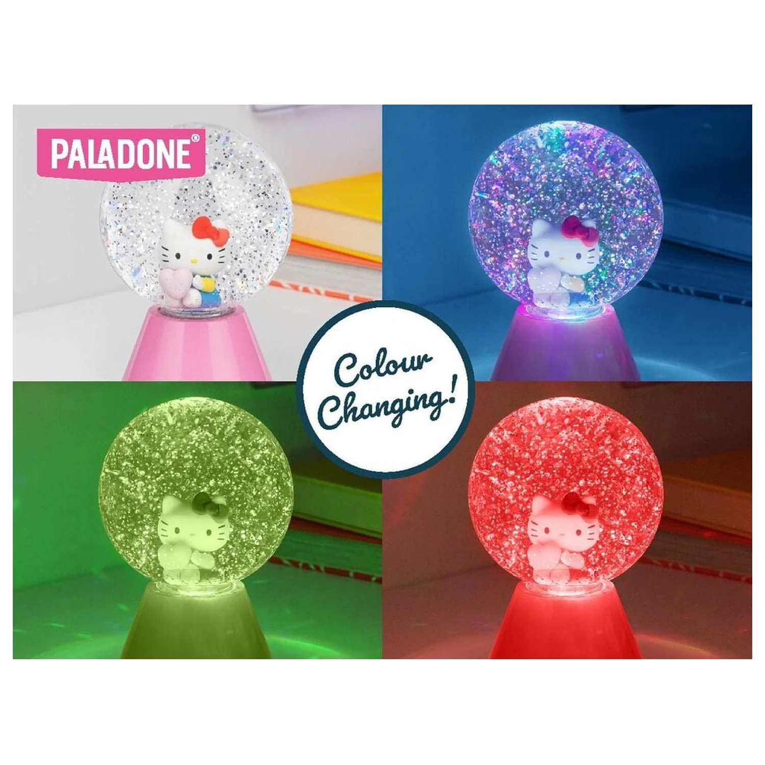 Hello Kitty Glitter LED lámpa termékfotó