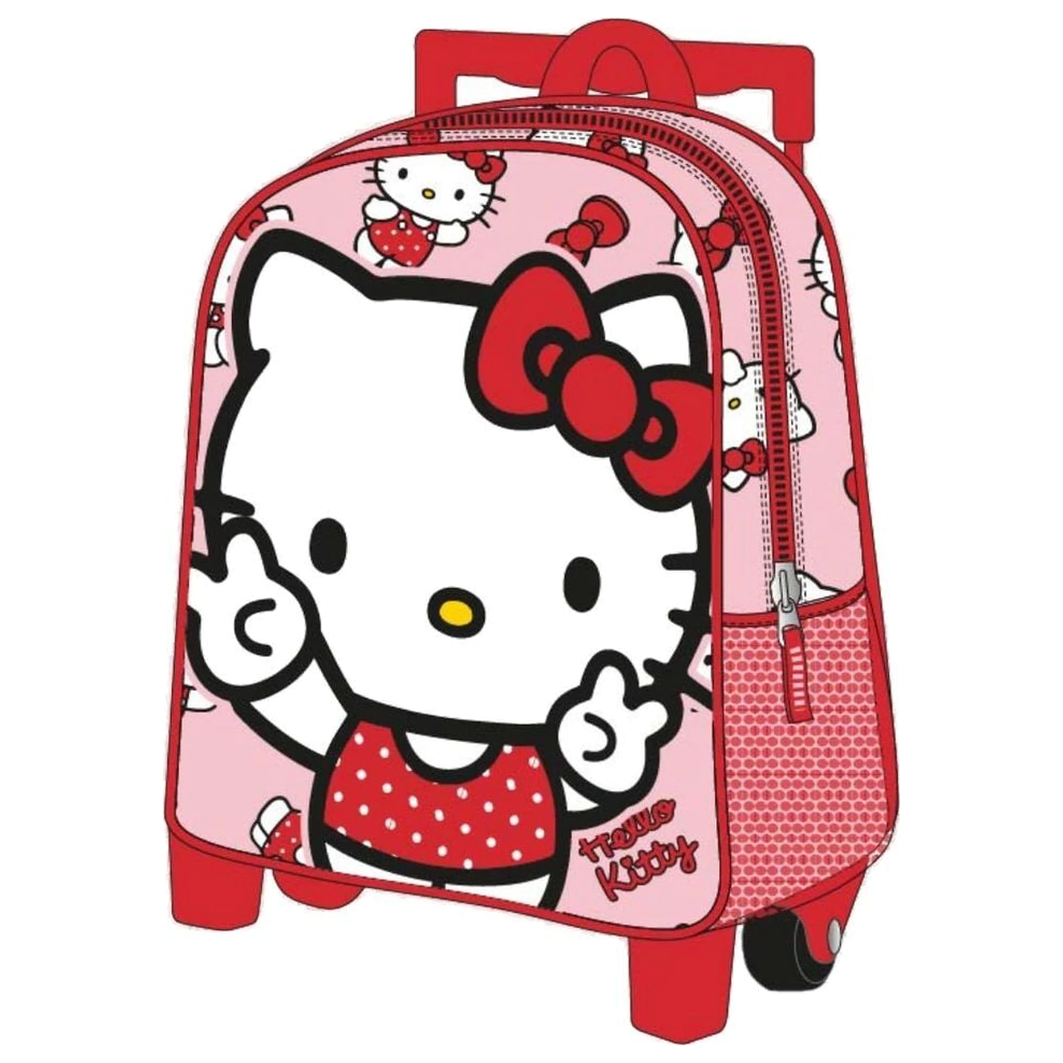 Hello Kitty gurulós táska táska hátizsák 29cm termékfotó