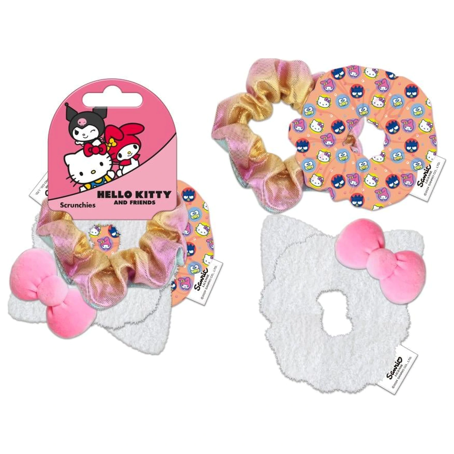 Hello Kitty haj kiegészítő "Scrunchies" 3 db-os termékfotó