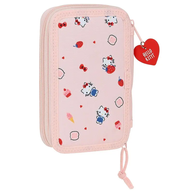 Hello Kitty Happiness Girl dupla tolltartó írószerekkel termékfotó