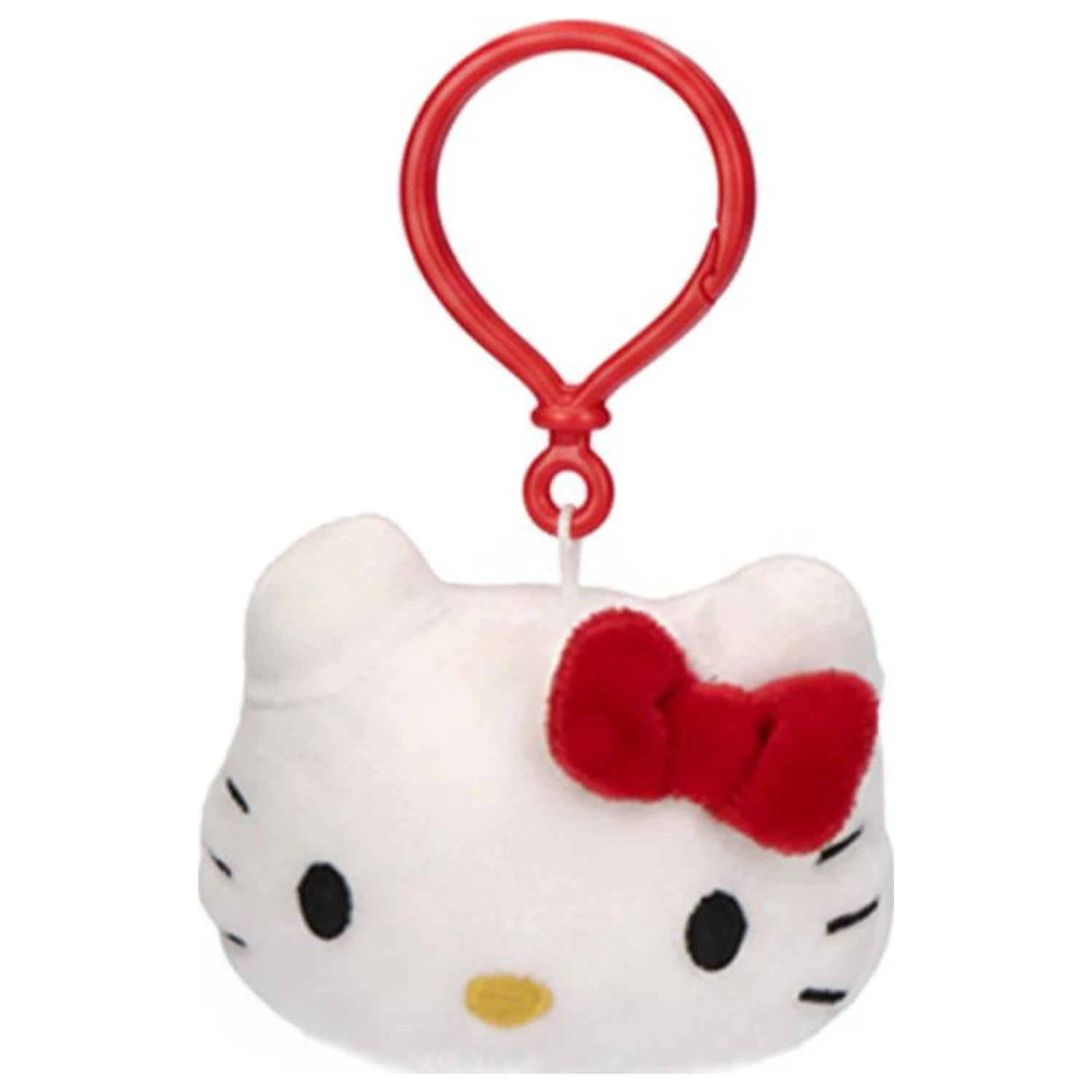 Hello Kitty Head 3D plüss figura akasztóval, táskadísz 11 cm termékfotó