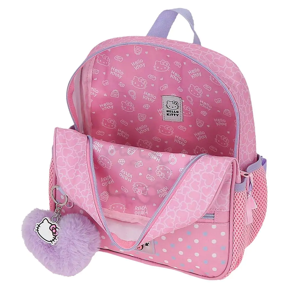 Hello Kitty Hearts &amp; Dots táska hátizsák 25cm termékfotó