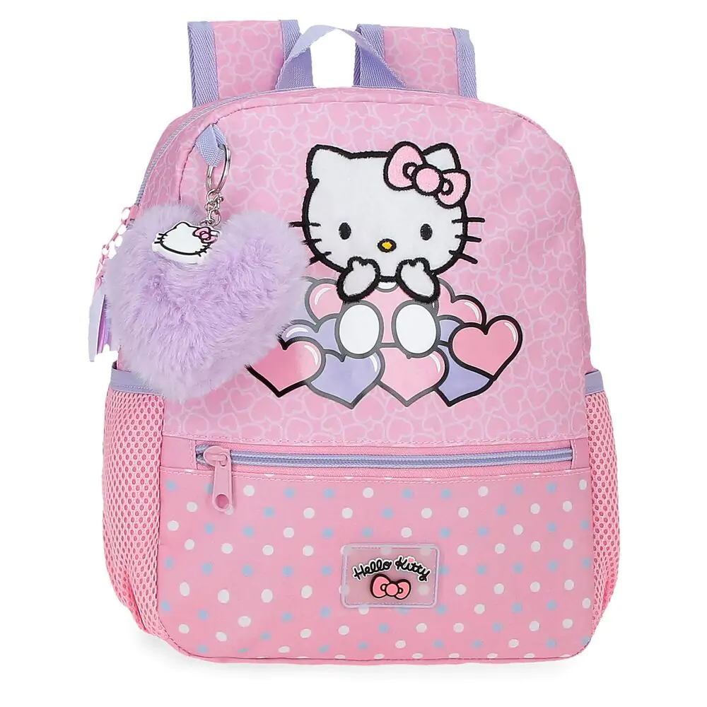 Hello Kitty Hearts &amp; Dots táska hátizsák 28cm termékfotó