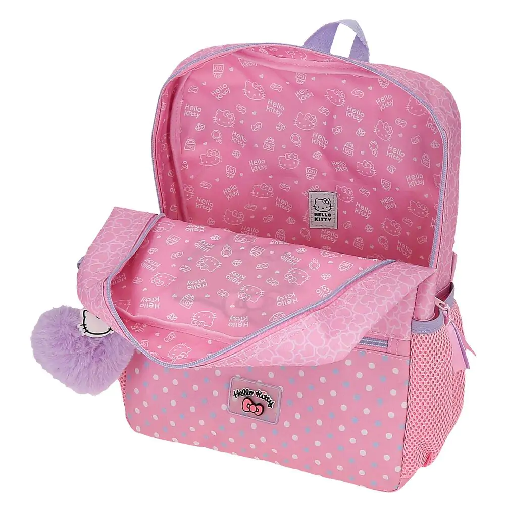 Hello Kitty Hearts &amp; Dots táska hátizsák 33cm termékfotó