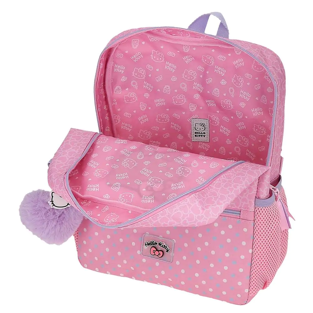 Hello Kitty Hearts &amp; Dots táska hátizsák 33cm termékfotó
