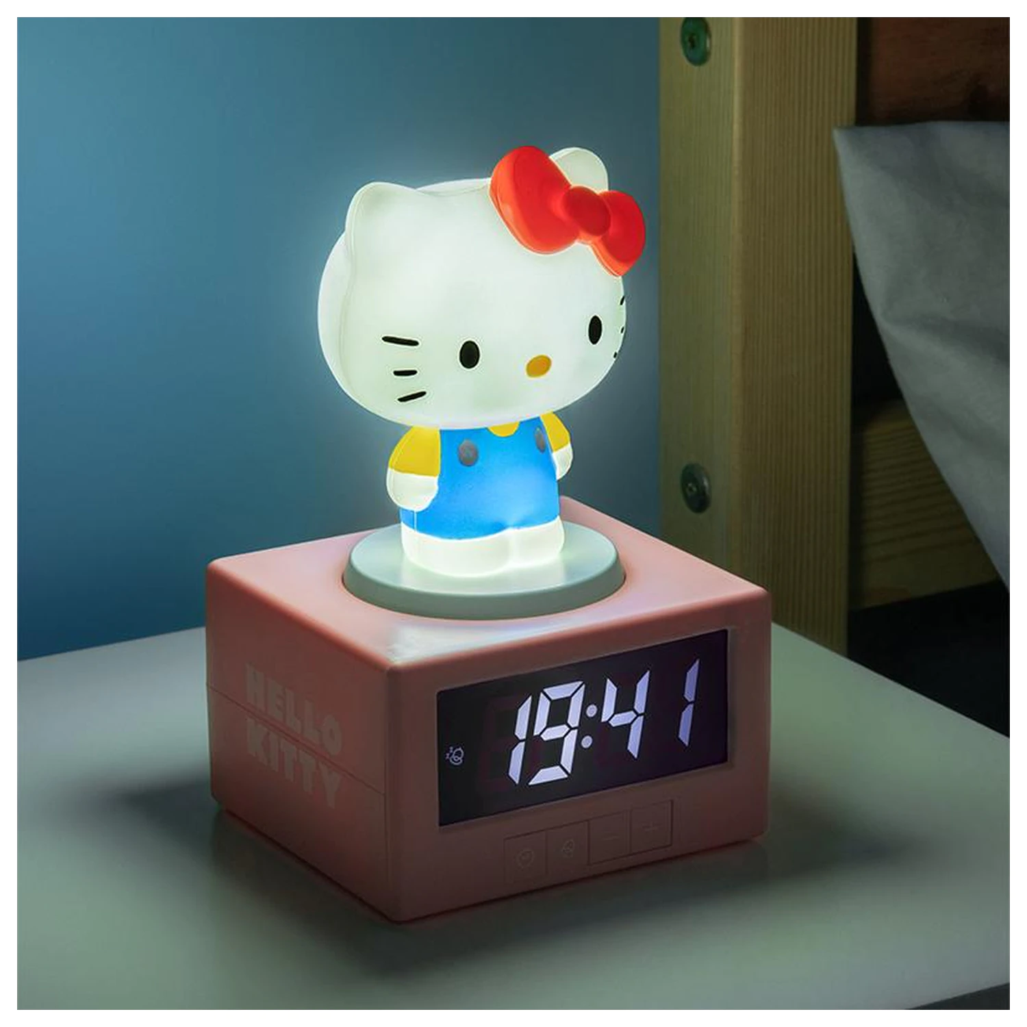 Hello Kitty Icon lámpa ébresztőóra 12 cm termékfotó