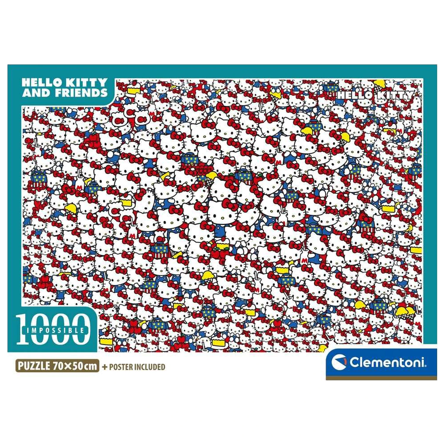 Hello Kitty impossible puzzle 1000db-os termékfotó