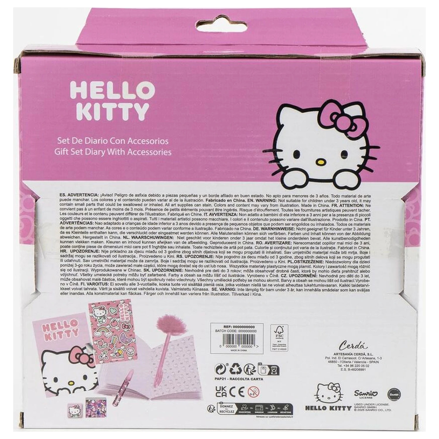 Hello Kitty keményfedeles füzet csomag termékfotó