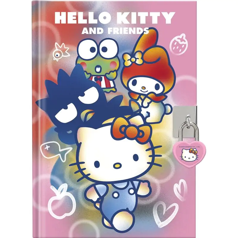 Hello Kitty Notizbuch mit festem Einband Magischer Stift Topper Stift termékfotó