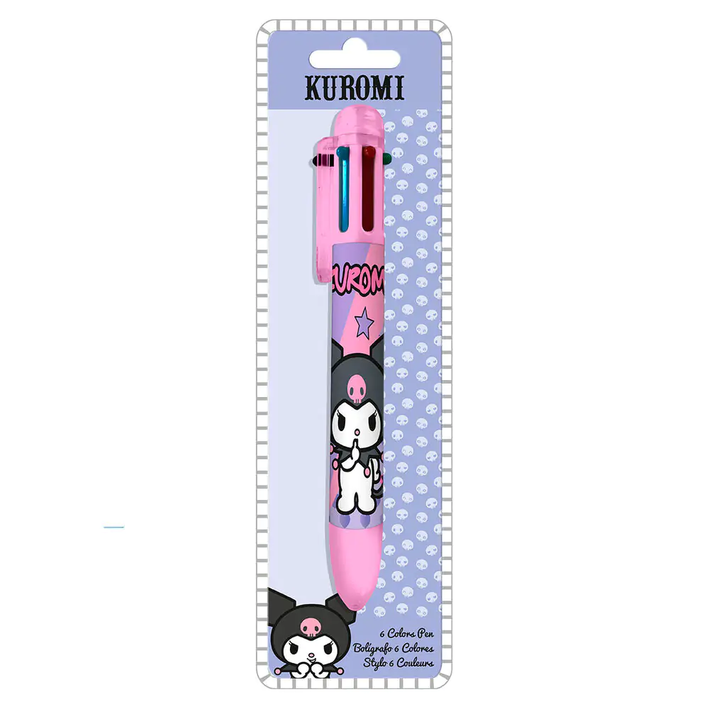 Hello Kitty Kuromi 6 színű toll termékfotó