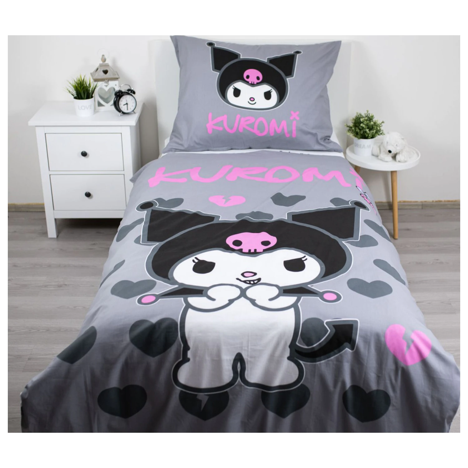 Hello Kitty Kuromi ágyneműhuzat  termékfotó