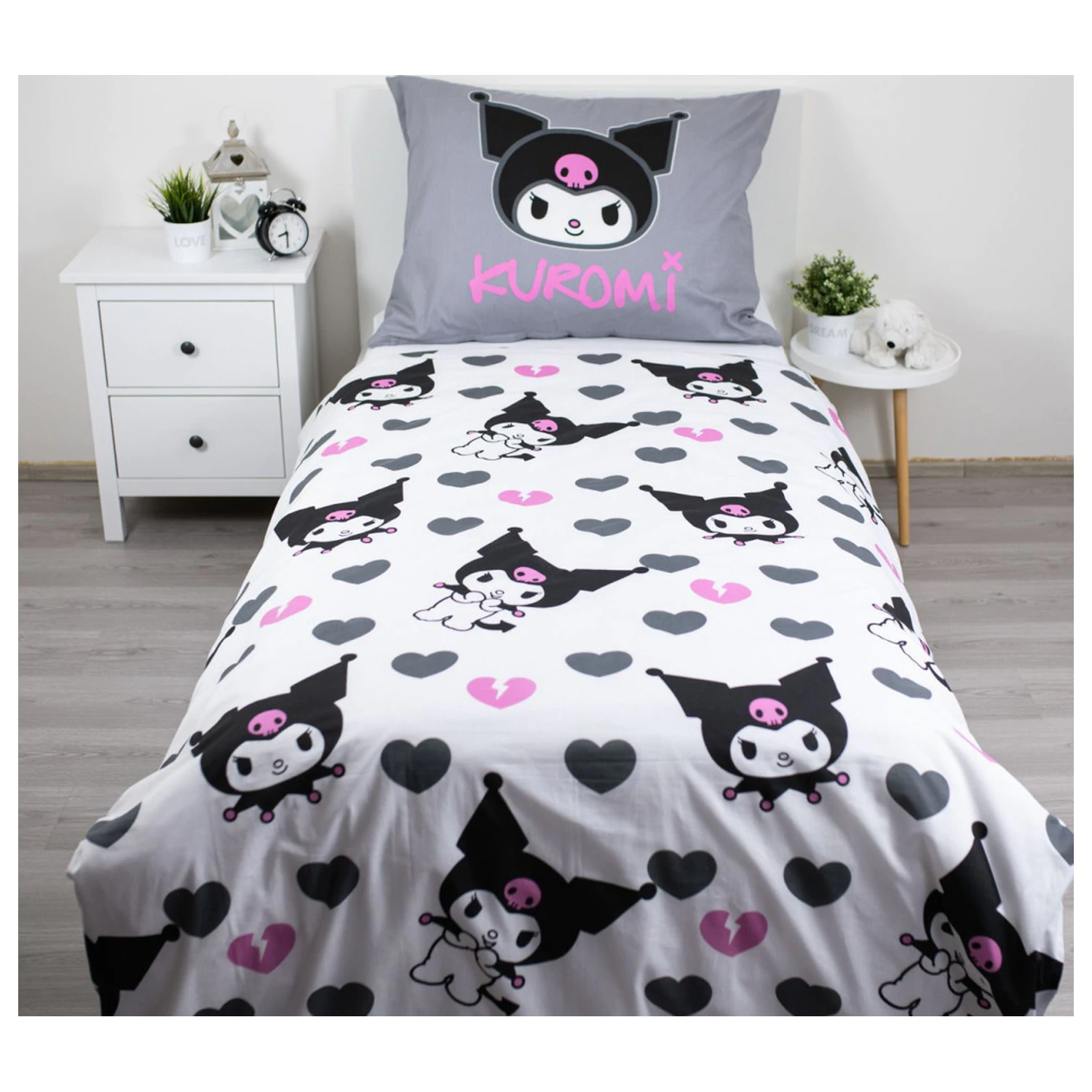 Hello Kitty Kuromi ágyneműhuzat  termékfotó