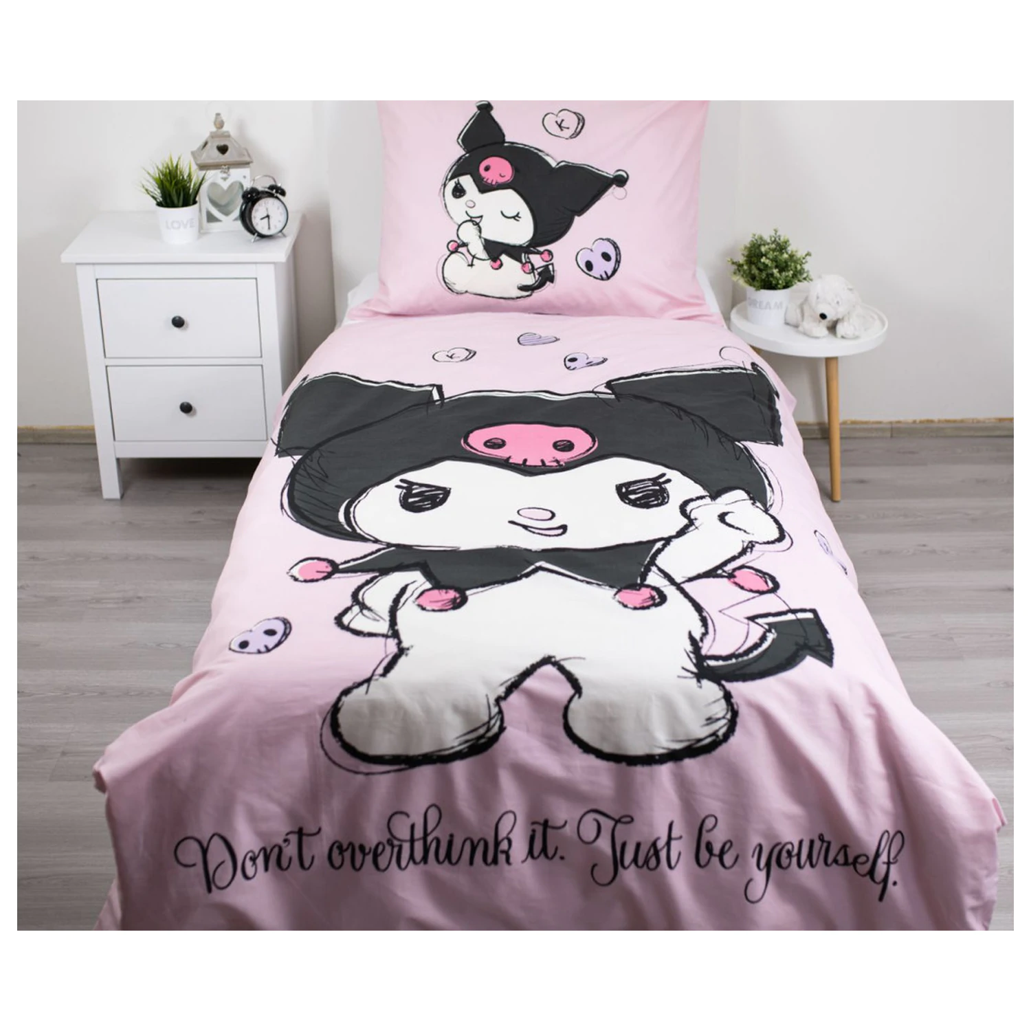 Hello Kitty Kuromi Be Yourself ágyneműhuzat  termékfotó