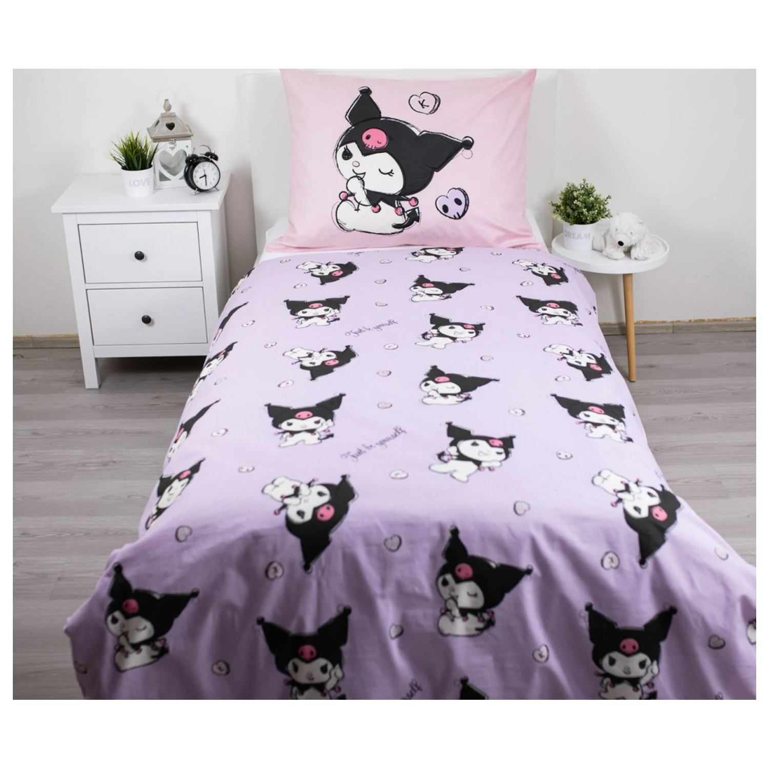 Hello Kitty Kuromi Be Yourself ágyneműhuzat  termékfotó