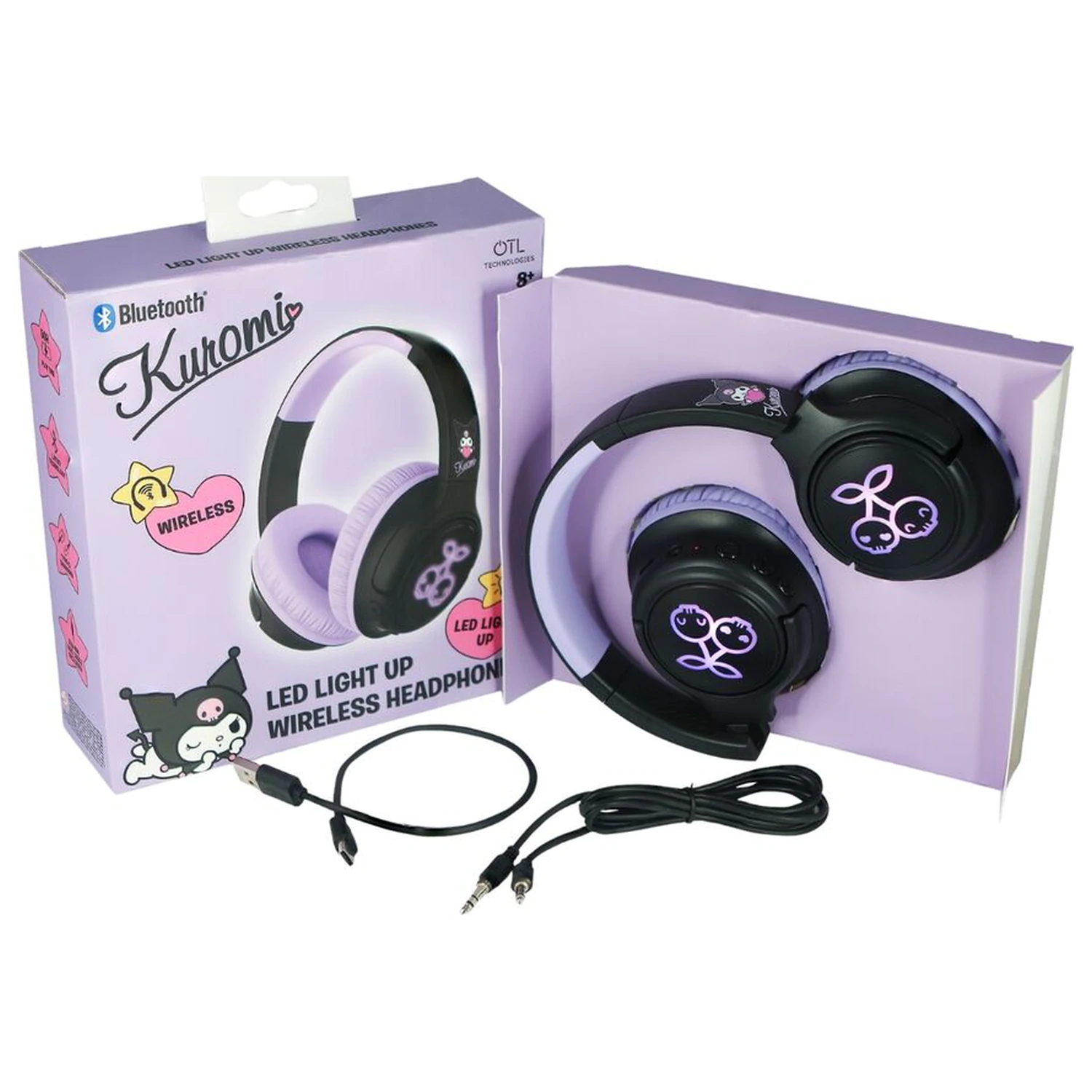 Hello Kitty Kuromi core fejhallgató fülhallgató termékfotó