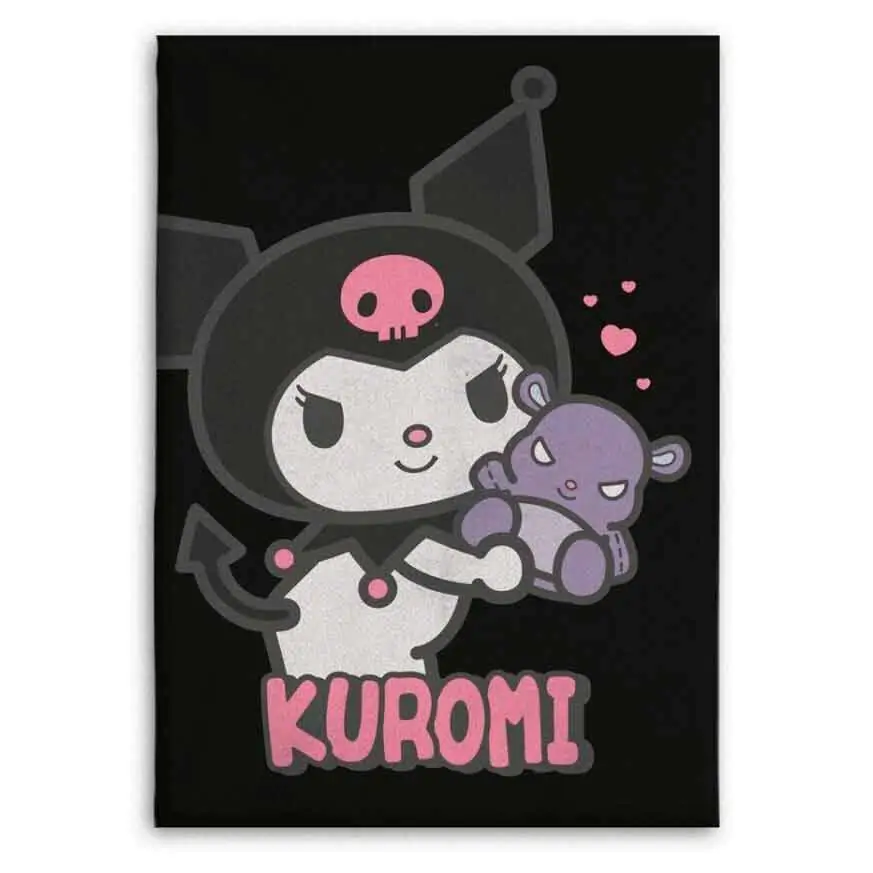 Hello Kitty Kuromi Flannel takaró 110x150cm termékfotó