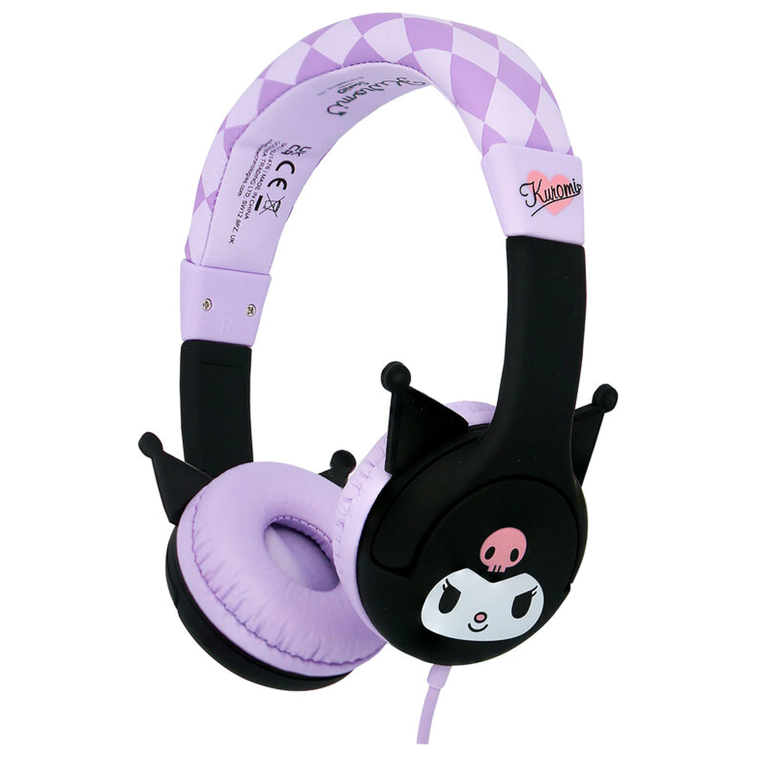 Hello Kitty Kuromi gyerek fejhallgató fülhallgató termékfotó