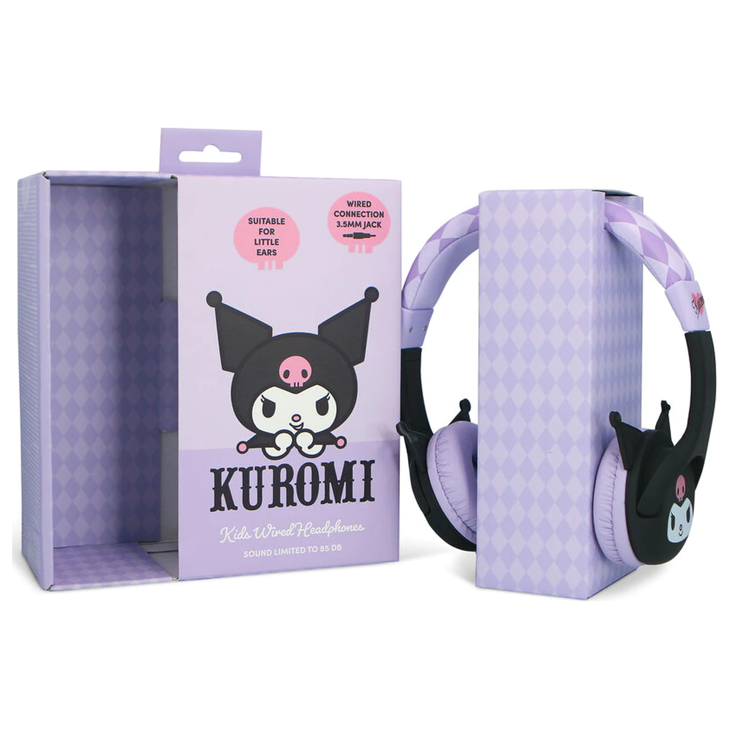 Hello Kitty Kuromi gyerek fejhallgató fülhallgató termékfotó
